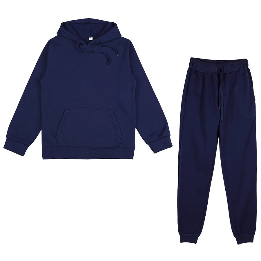 Hoodie Sweatshirts and Long Pant Two Piece Sets