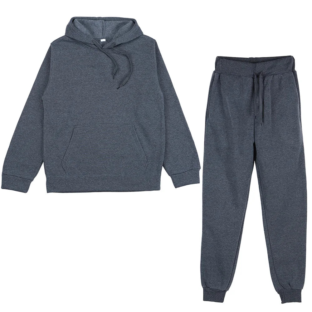 Hoodie Sweatshirts and Long Pant Two Piece Sets