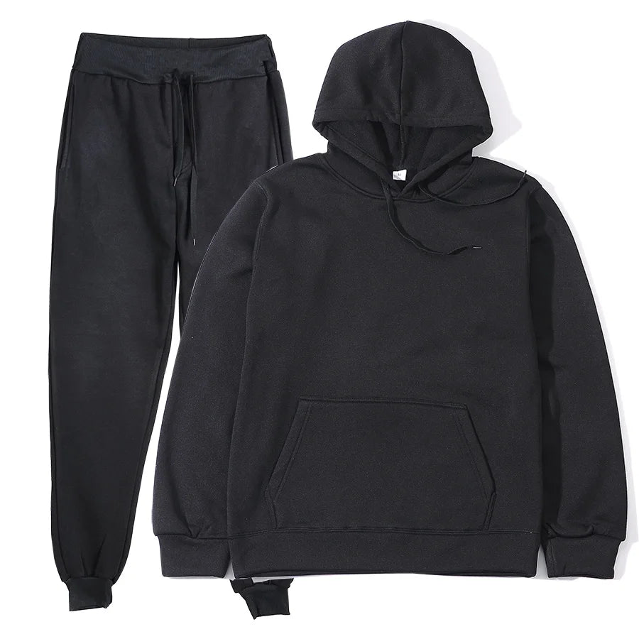 Hoodie Sweatshirts and Long Pant Two Piece Sets