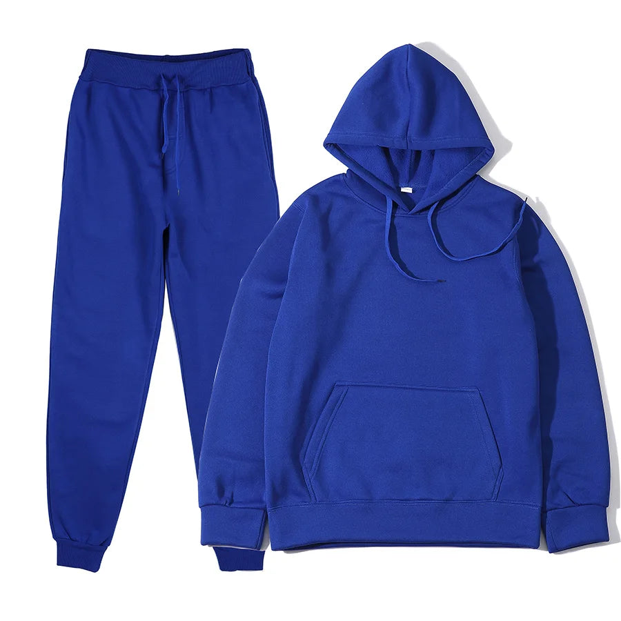 Hoodie Sweatshirts and Long Pant Two Piece Sets