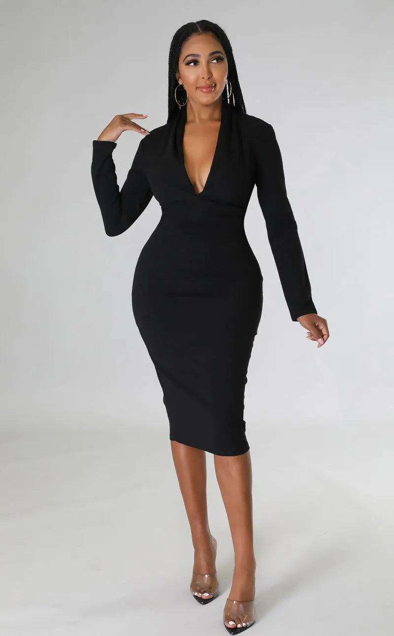 Long sleeve BodyCon Dress