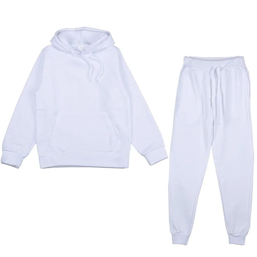 Hoodie Sweatshirts and Long Pant Two Piece Sets
