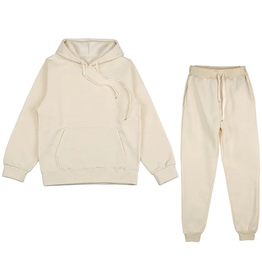 Hoodie Sweatshirts and Long Pant Two Piece Sets