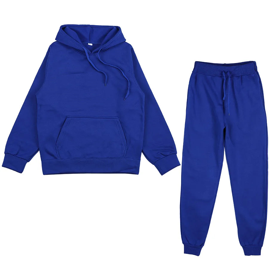 Hoodie Sweatshirts and Long Pant Two Piece Sets