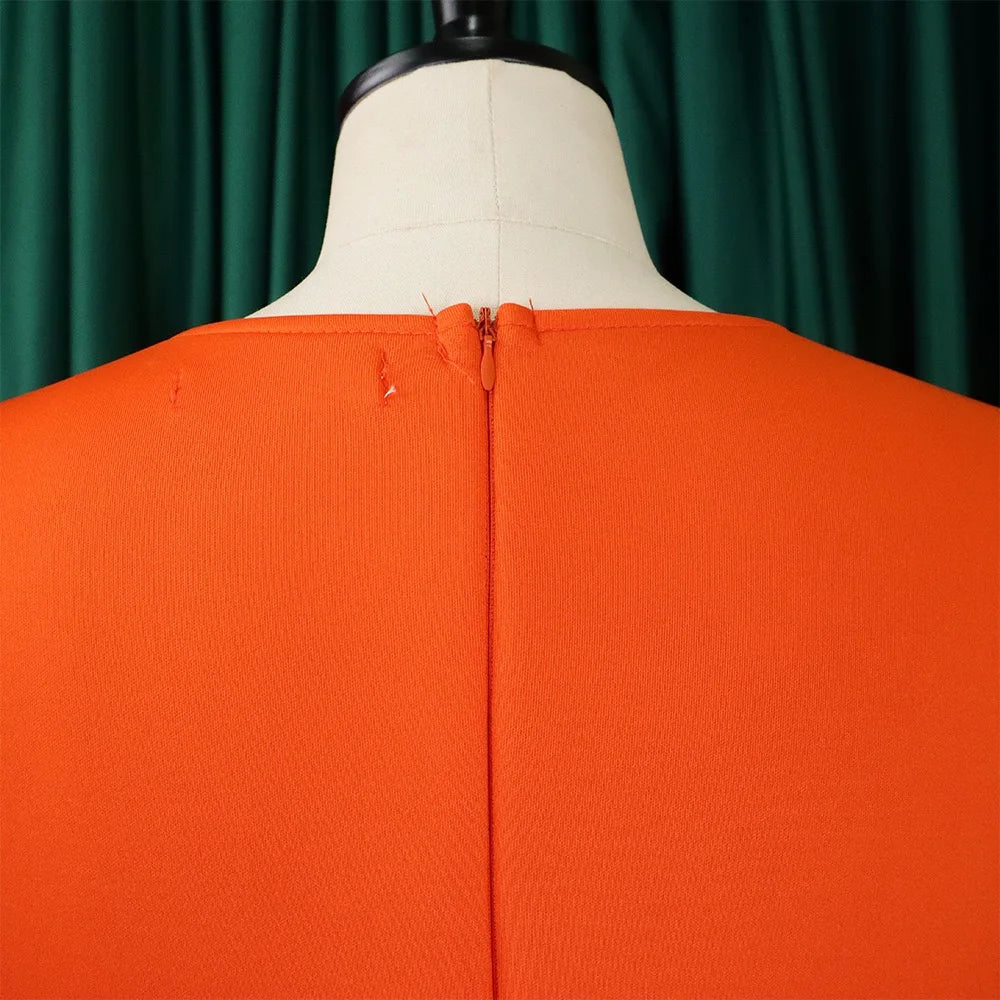 O Neck Short Sleeve Party Dress