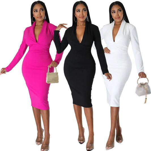 Long sleeve BodyCon Dress
