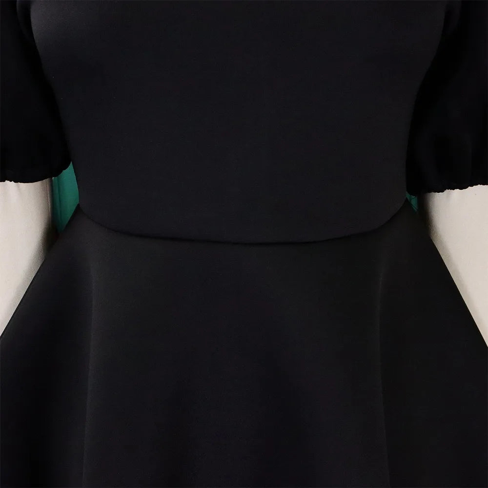 O Neck Short Sleeve Party Dress