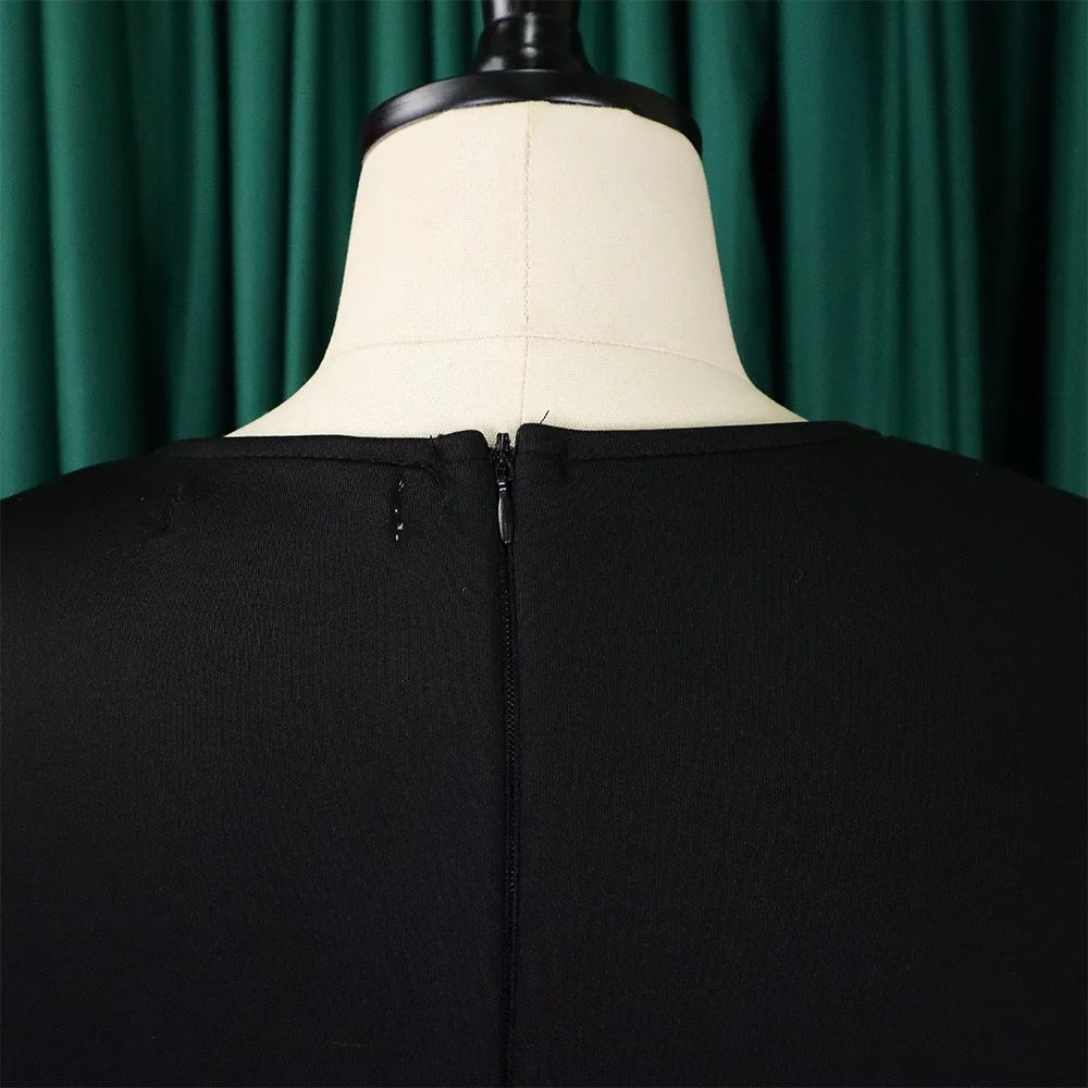 O Neck Short Sleeve Party Dress